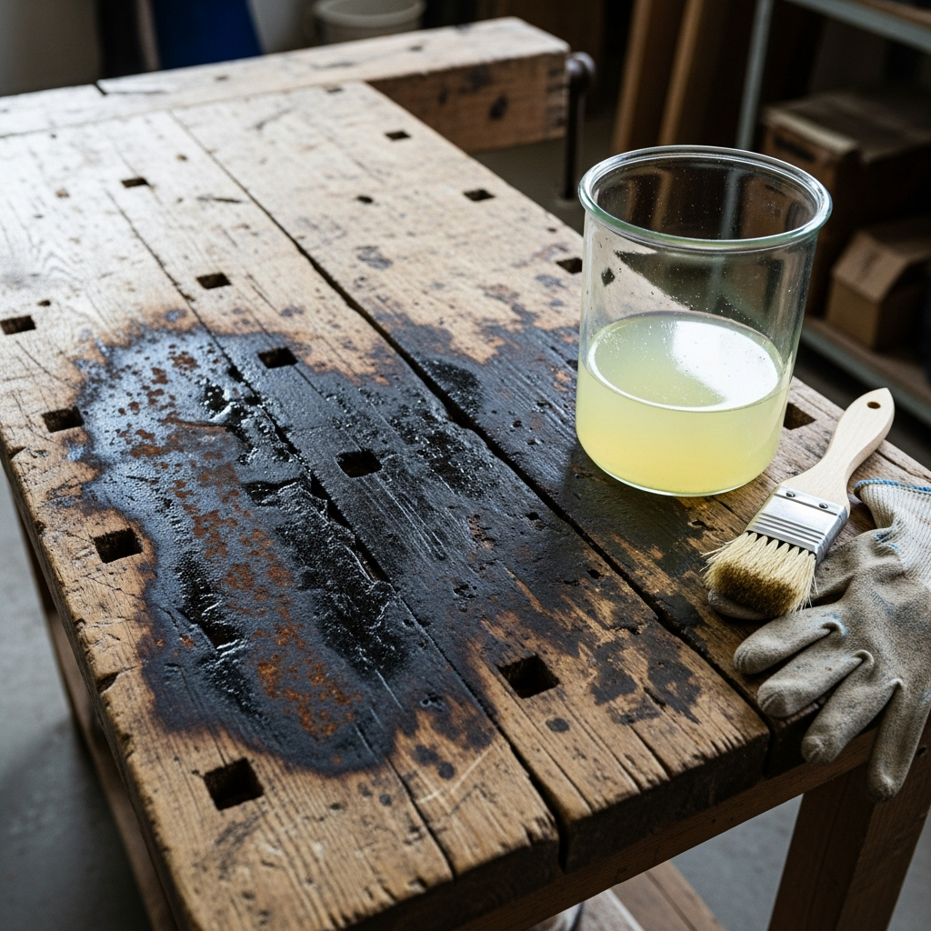Oxalic Acid Wood Bleaching — How to Remove Stains Without Sanding