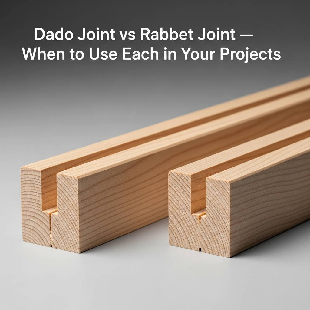 Dado Joint vs Rabbet Joint — When to Use Each in Your Projects