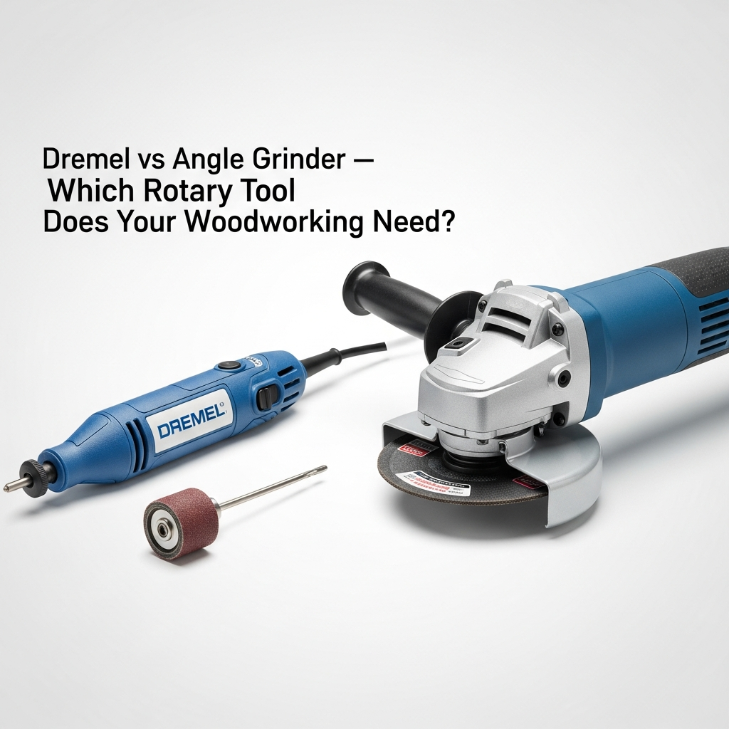 Dremel vs Angle Grinder — Which Rotary Tool Does Your Woodworking Need?