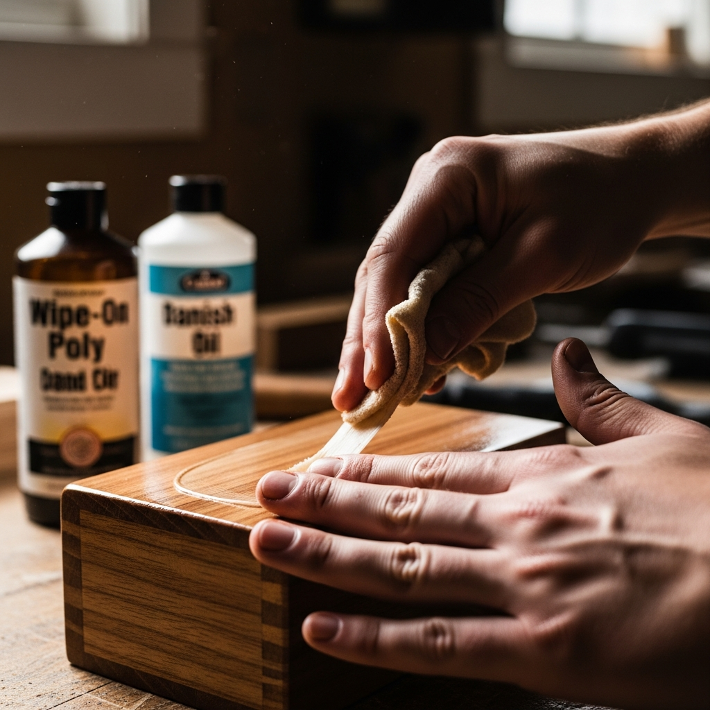 Finishing Your First Project - Wipe-On Poly, Danish Oil a...
