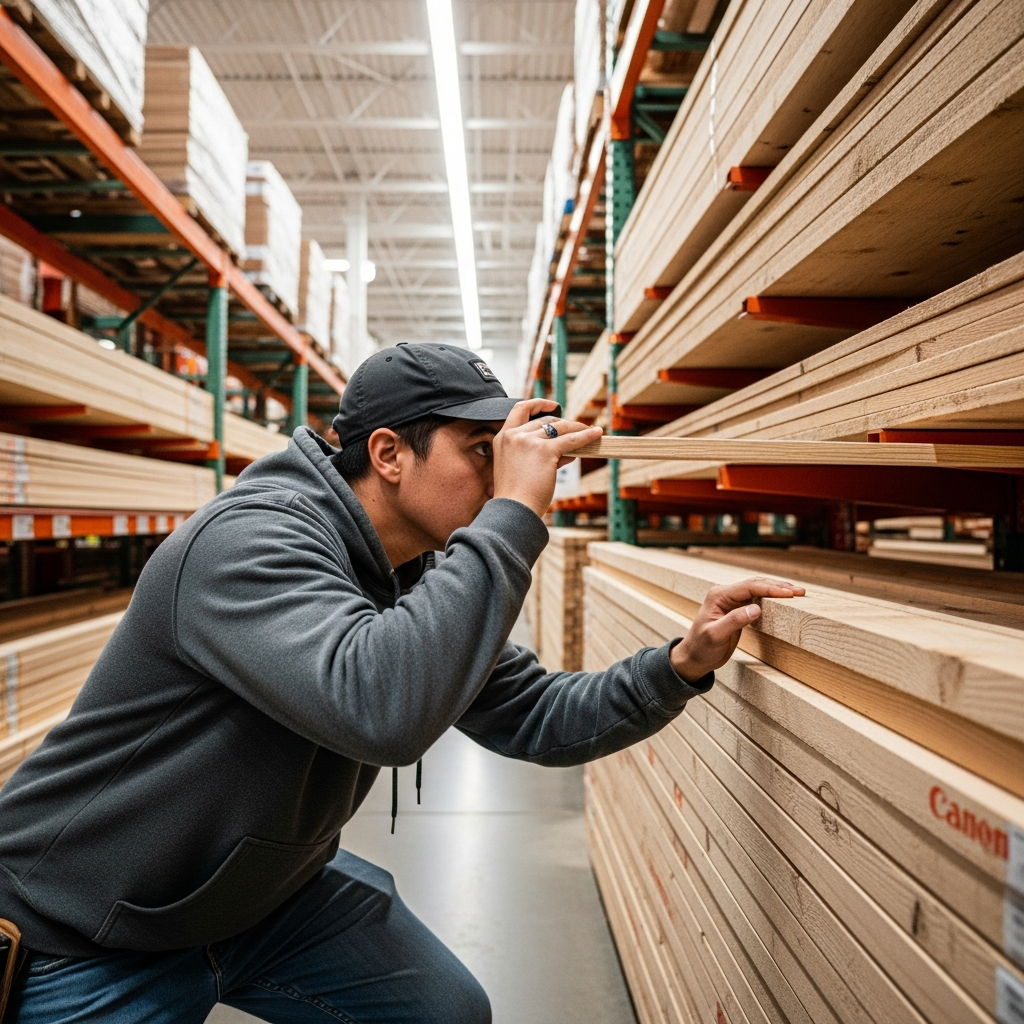 How to Find Straight Boards at Home Depot for Big Box Lumber