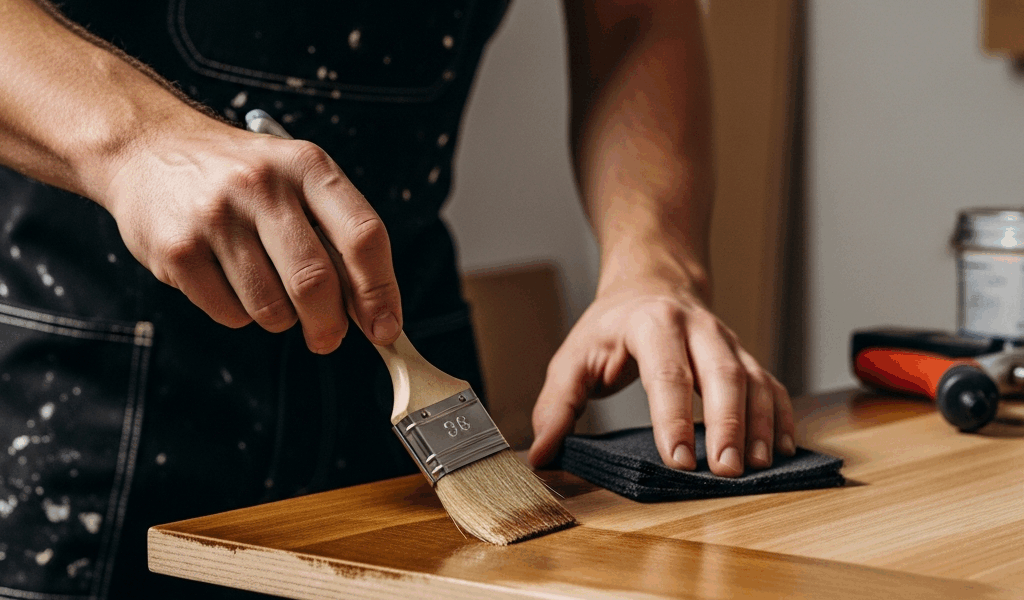 Professional photograph related to: How to Stain Over an Existing Finish — Without Stripping. High q